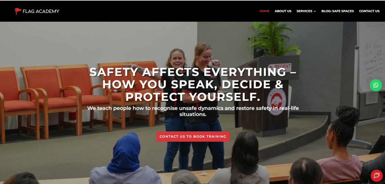 FLAG Academy website